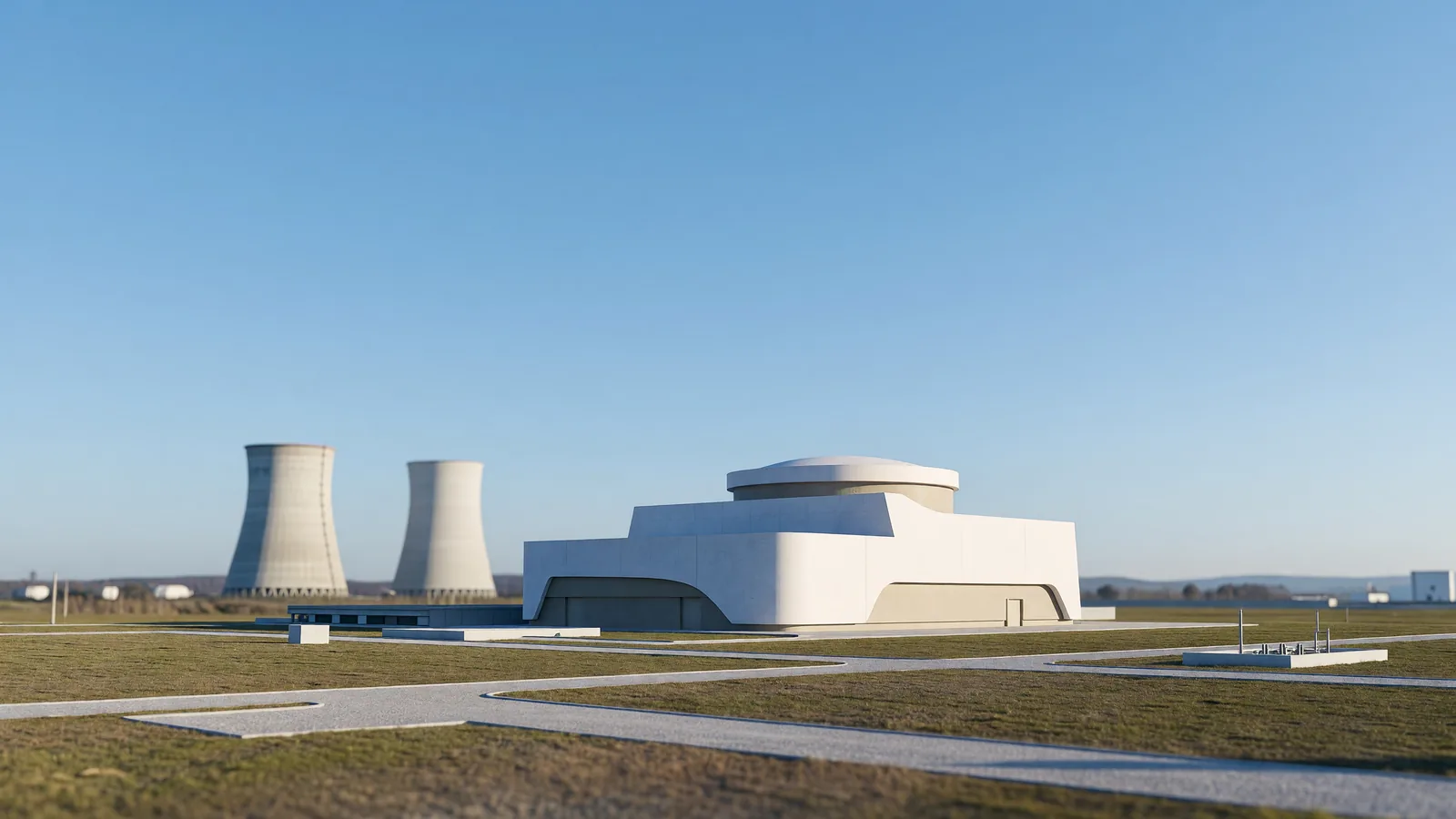 The planned Rolls-Royce SMR project at the Temelín nuclear site in Czechia enters environmental review. Illustration: NNN
