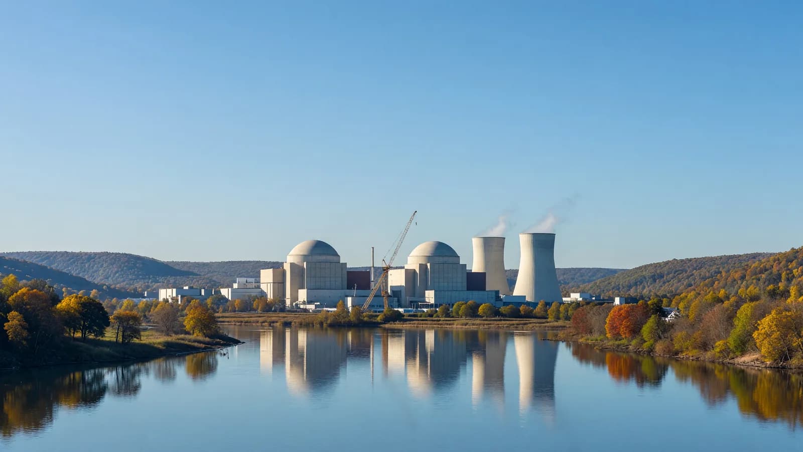 Vistra's Beaver Valley nuclear station in Pennsylvania, where planned upgrades form part of a conditional federal loan commitment for uprates across its fleet. Illustration: NNN
