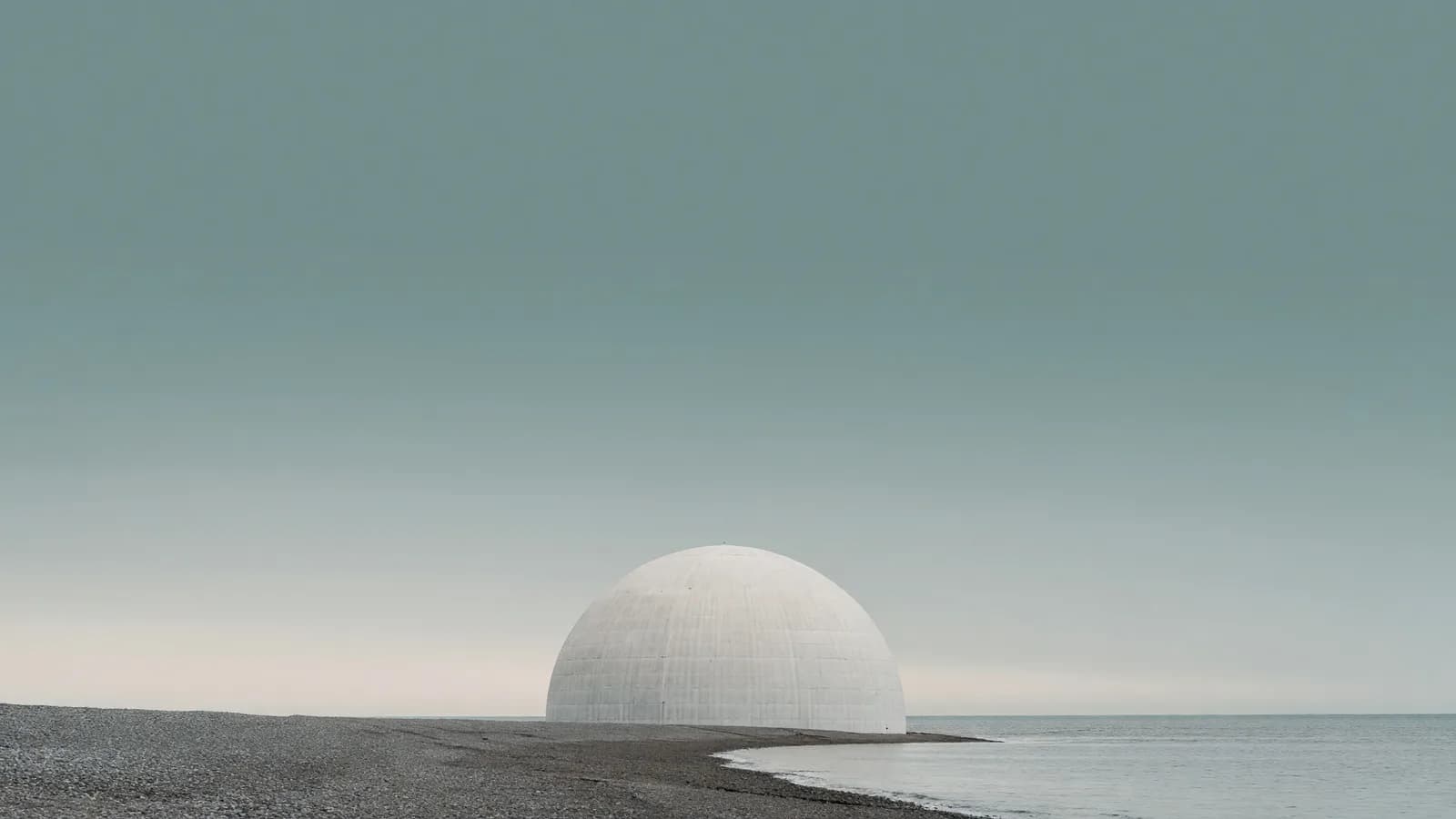 Sizewell B's white dome on the Suffolk shingle coast — now slated to run to 2055. Illustration: NNN